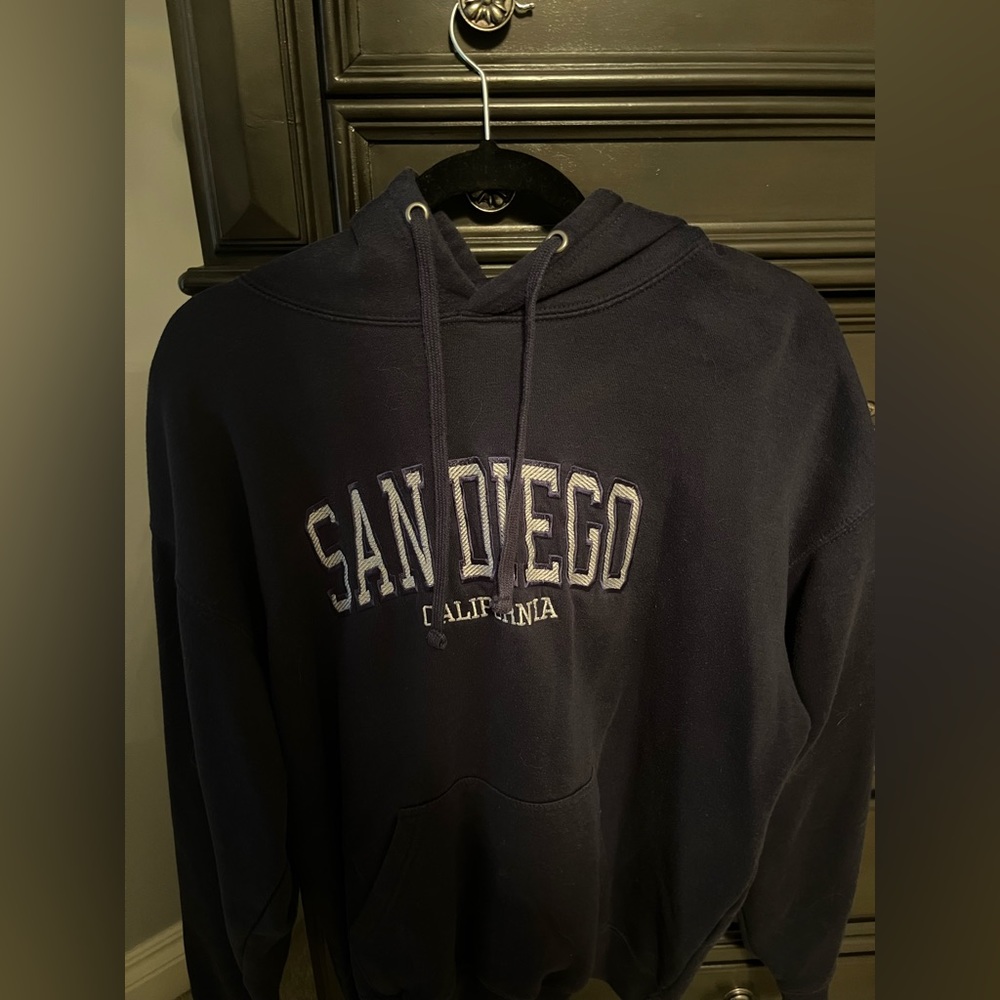 San Diego California Hoodie in Navy Blue